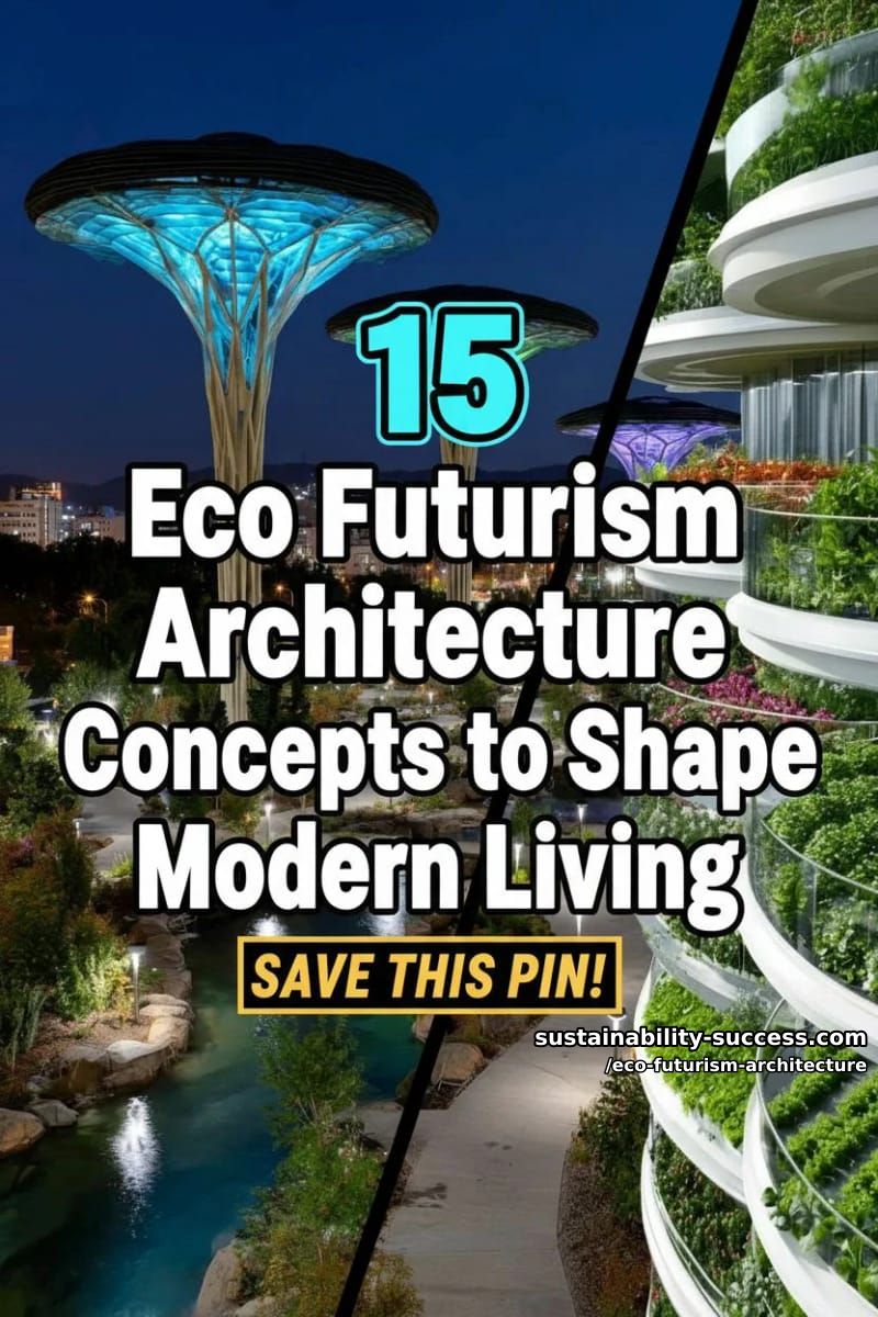 15 Eco Futurism Architecture Concepts to Shape Modern Living 49 eco futurism architecture - Collage 48