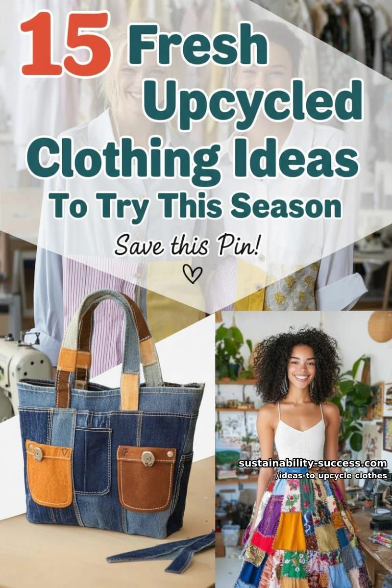 15 Fresh Upcycled Clothing Ideas to Try This Season 50 ideas to upcycle clothes - Collage 49