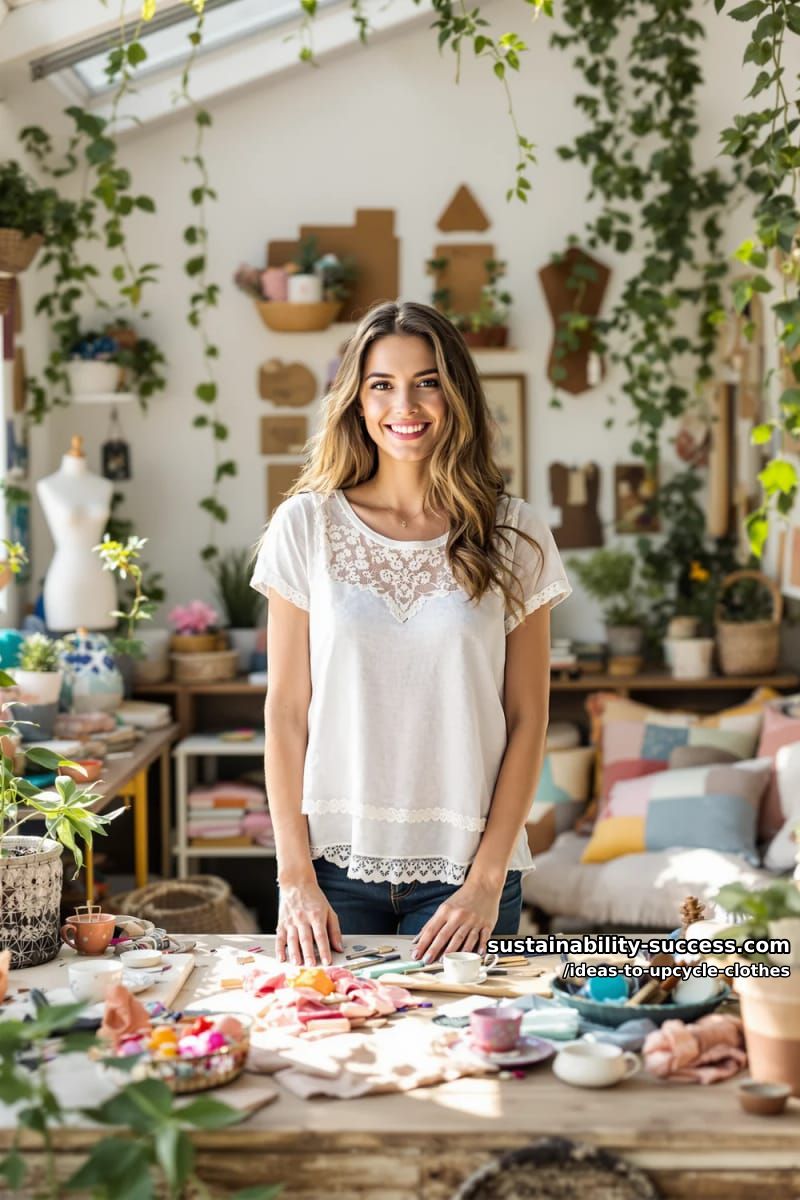 15 Fresh Upcycled Clothing Ideas to Try This Season 23 layer lace and cotton panels on plain tees to craft romantic upcycled blouses. 1