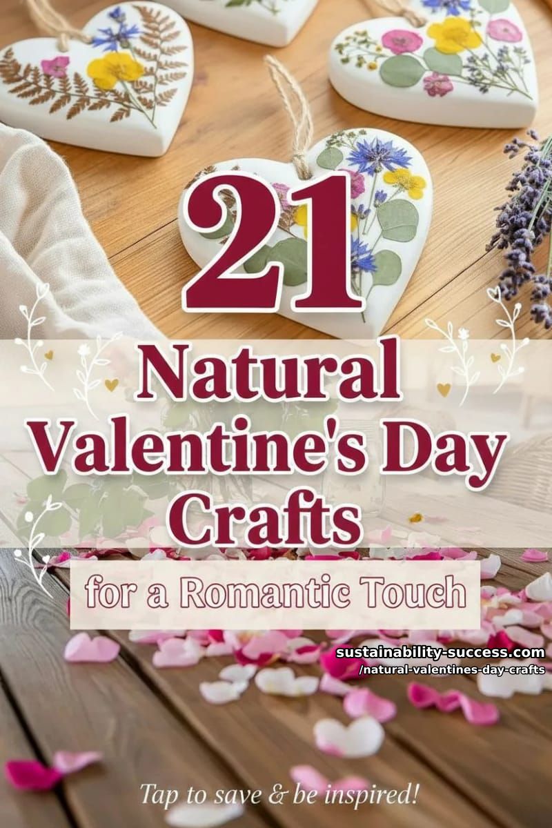 21 Natural Valentine's Day Crafts for a Romantic Touch 100 natural valentines day crafts - Collage 57