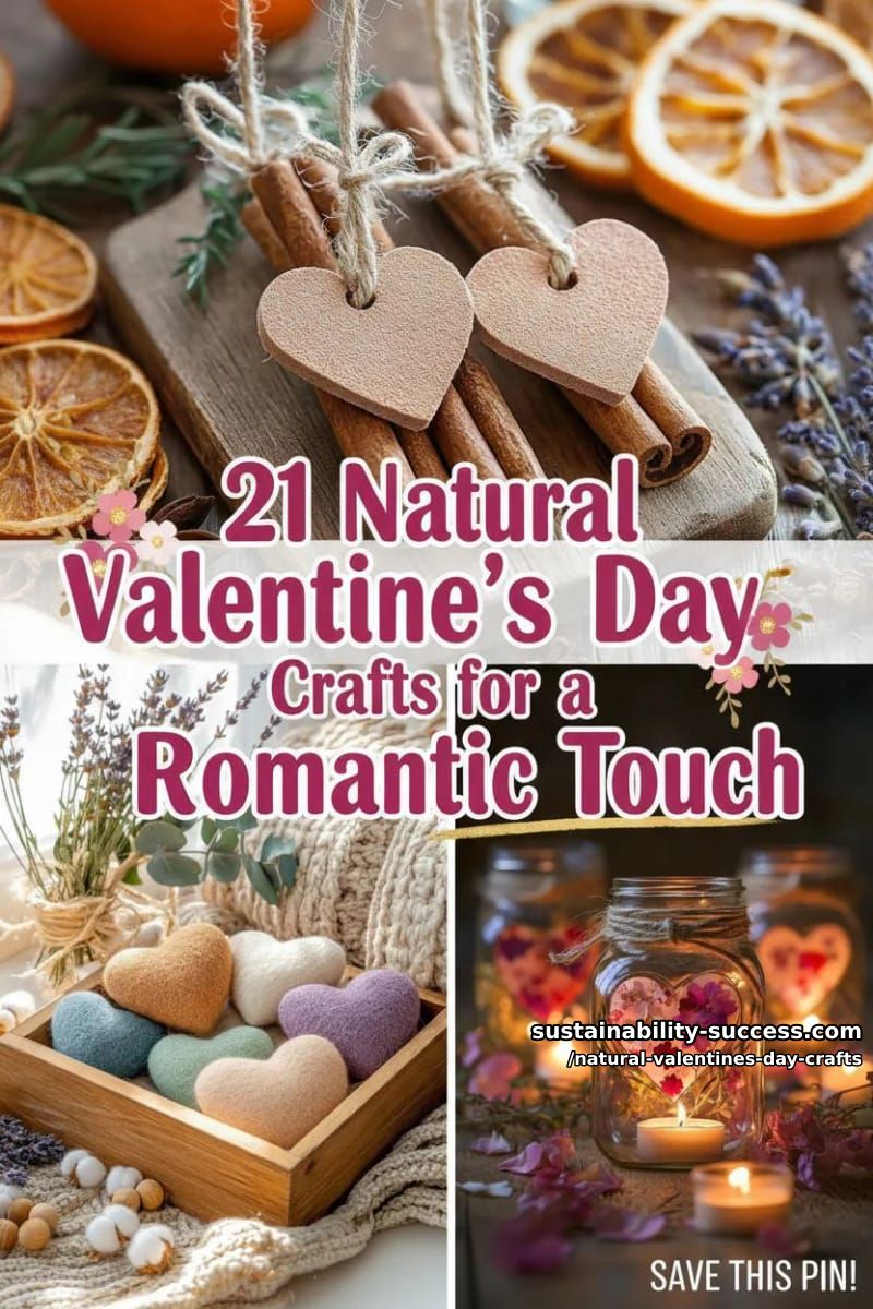21 Natural Valentine's Day Crafts for a Romantic Touch 101 natural valentines day crafts - Collage 58