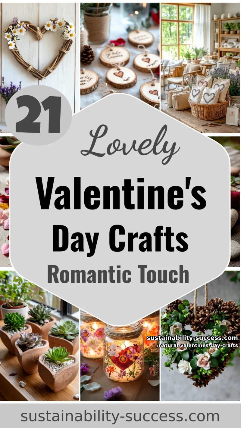 21 Natural Valentine's Day Crafts for a Romantic Touch 107 natural valentines day crafts - Collage 64