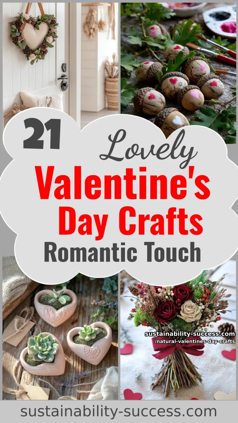 21 Natural Valentine's Day Crafts for a Romantic Touch 112 natural valentines day crafts - Collage 69