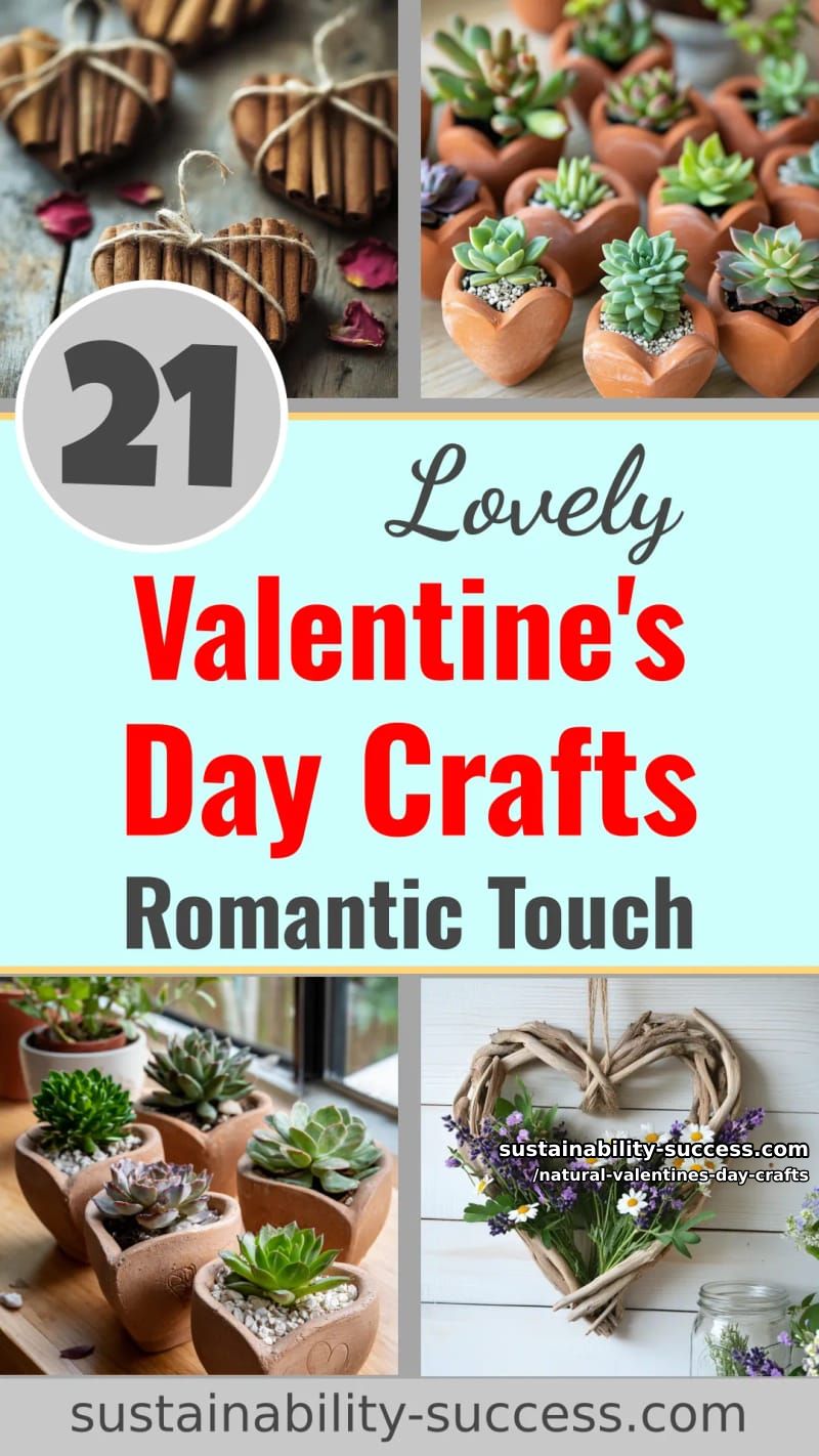 21 Natural Valentine's Day Crafts for a Romantic Touch 113 natural valentines day crafts - Collage 70