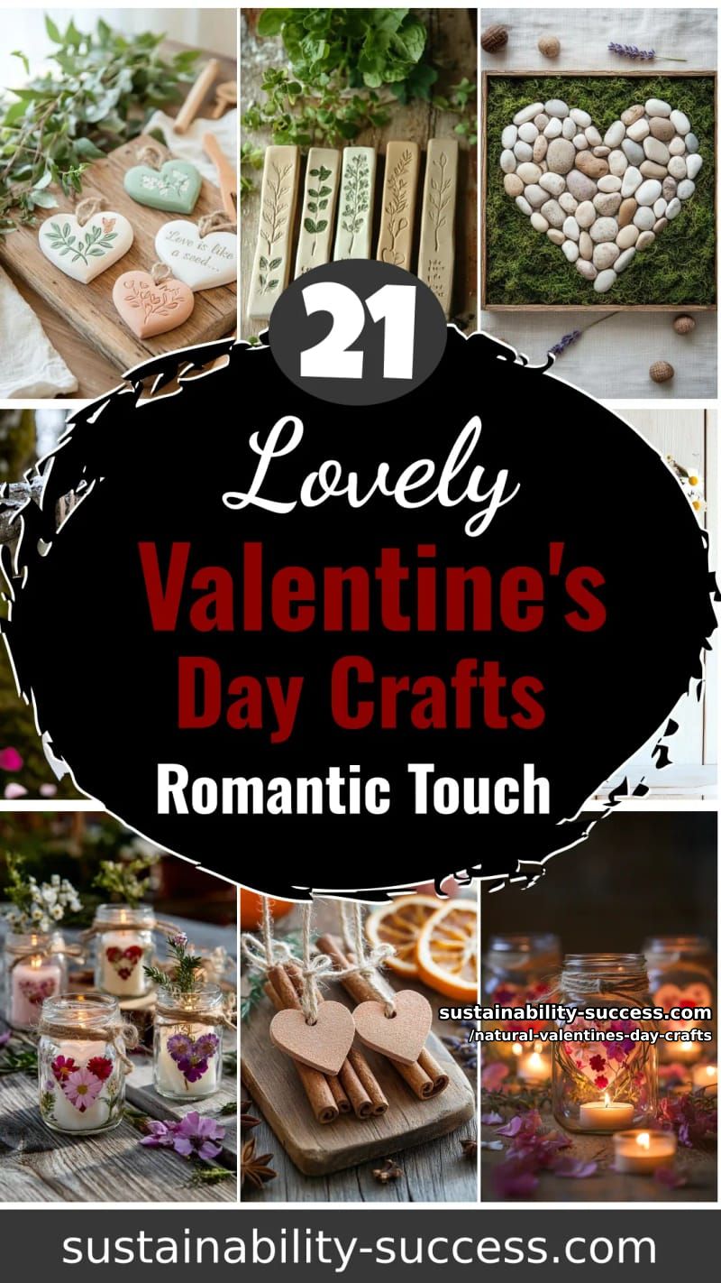 21 Natural Valentine's Day Crafts for a Romantic Touch 114 natural valentines day crafts - Collage 71