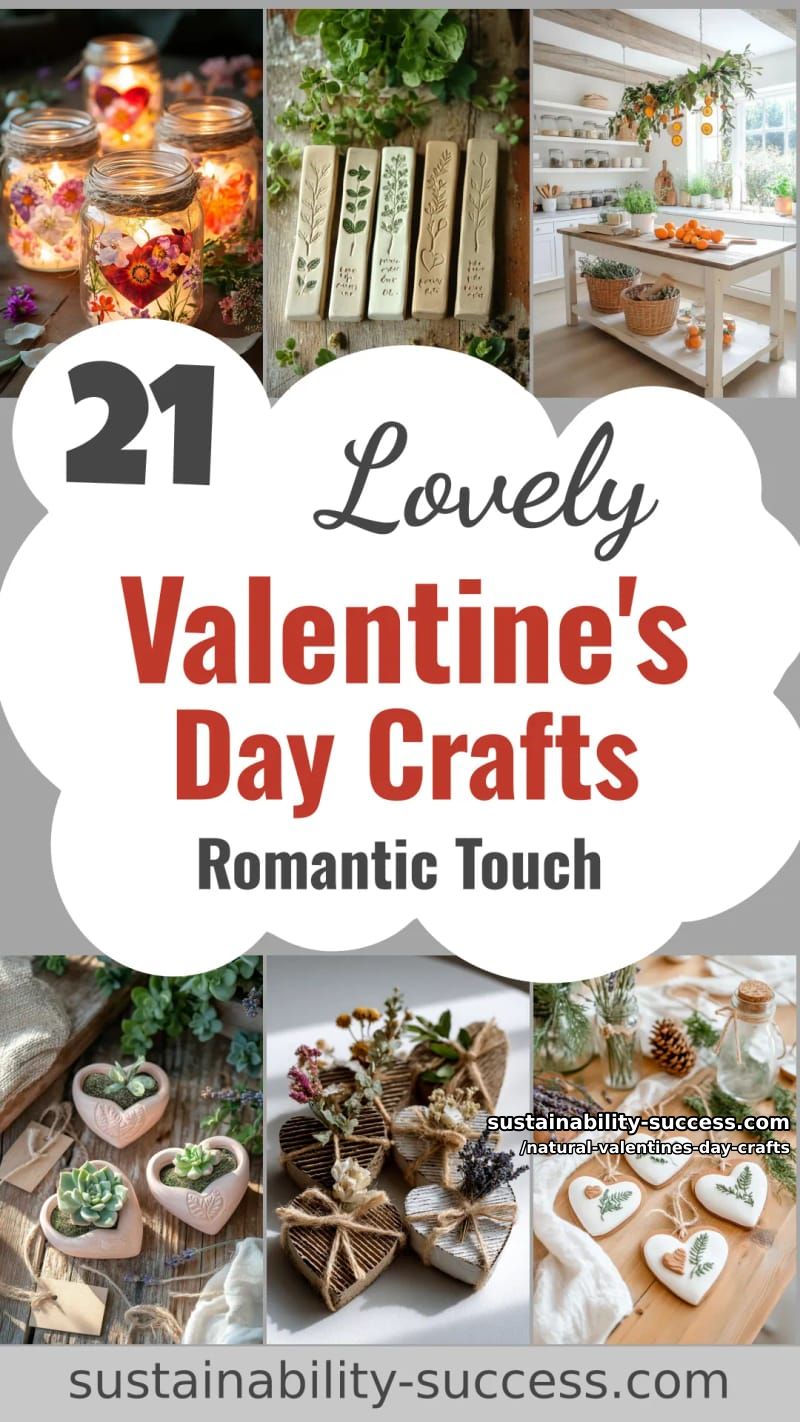 21 Natural Valentine's Day Crafts for a Romantic Touch 115 natural valentines day crafts - Collage 72