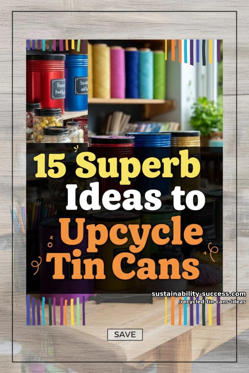 15 Superb Ideas to Upcycle Tin Cans 53 recycled tin cans ideas - Collage 52