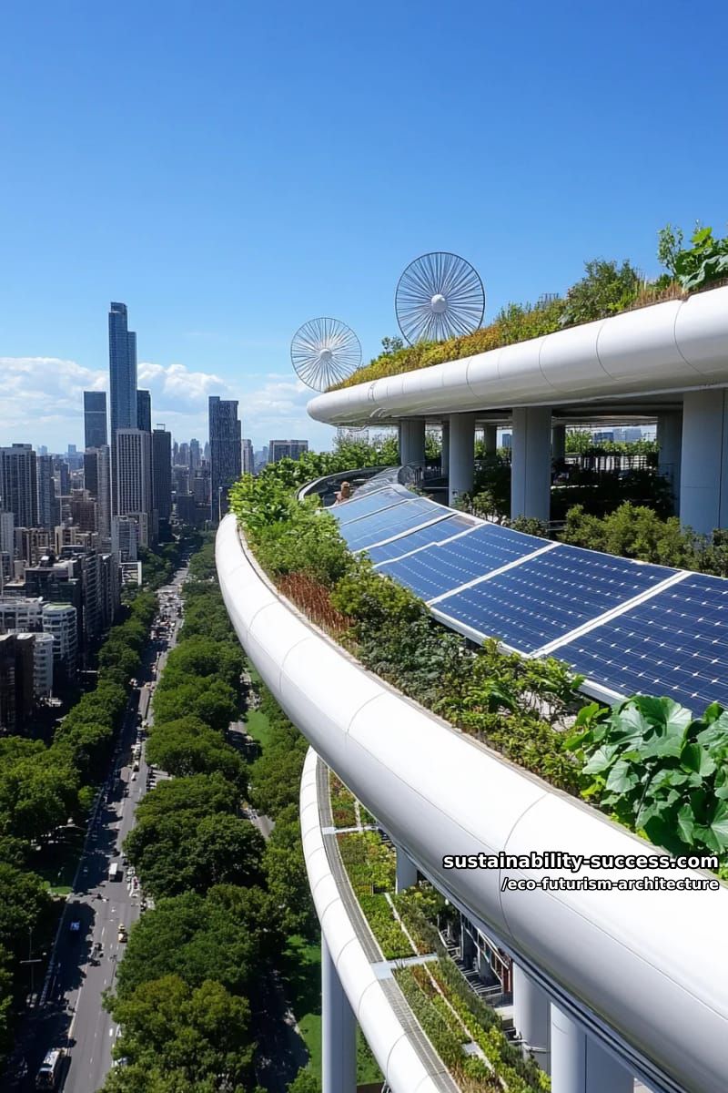sky plaza amphitheaters surrounded by spiraling green ramps and kinetic wind sculptures 1