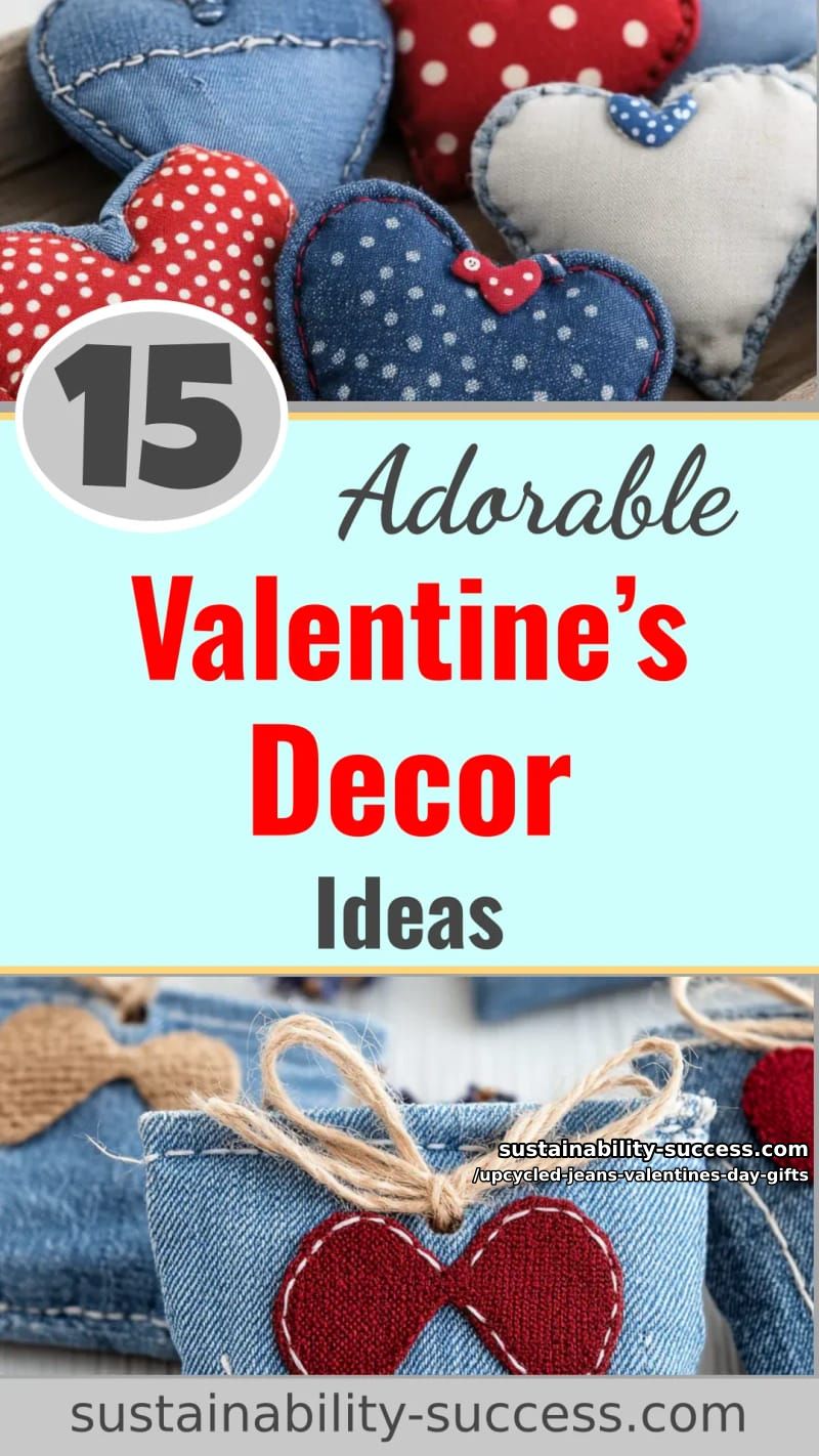 15 Thoughtful Valentine’s Day Gifts Made from Old Jeans 72 upcycled jeans valentines day gifts - Collage 42