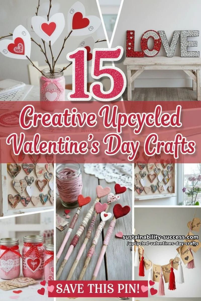 15 Creative Upcycled Valentine’s Day Crafts 80 upcycled valentines day crafts - Collage 45