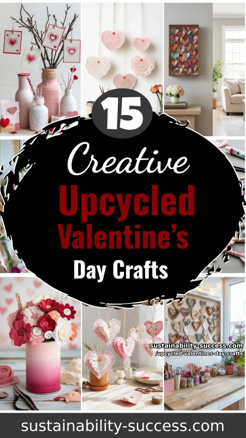 15 Creative Upcycled Valentine’s Day Crafts 90 upcycled valentines day crafts - Collage 55