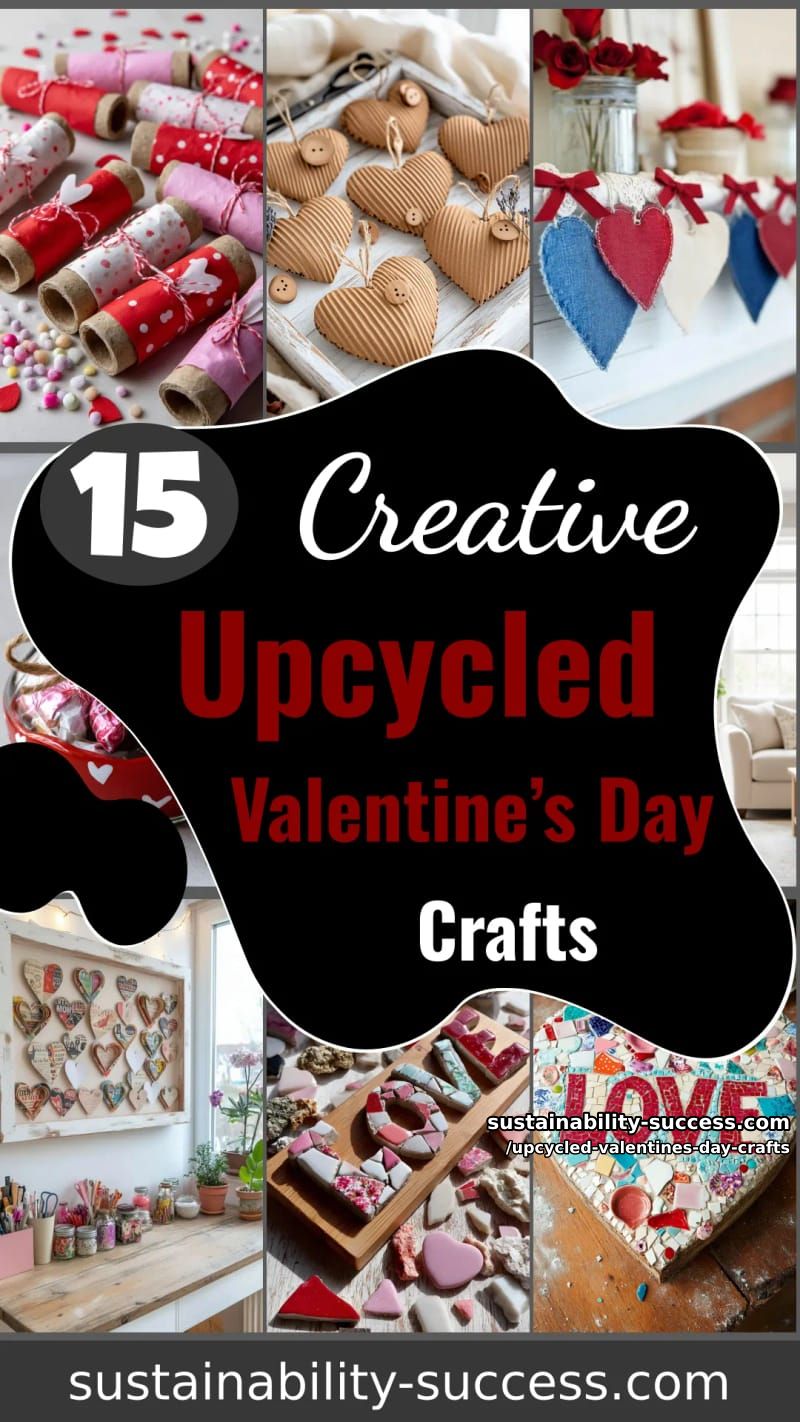 15 Creative Upcycled Valentine’s Day Crafts 92 upcycled valentines day crafts - Collage 57