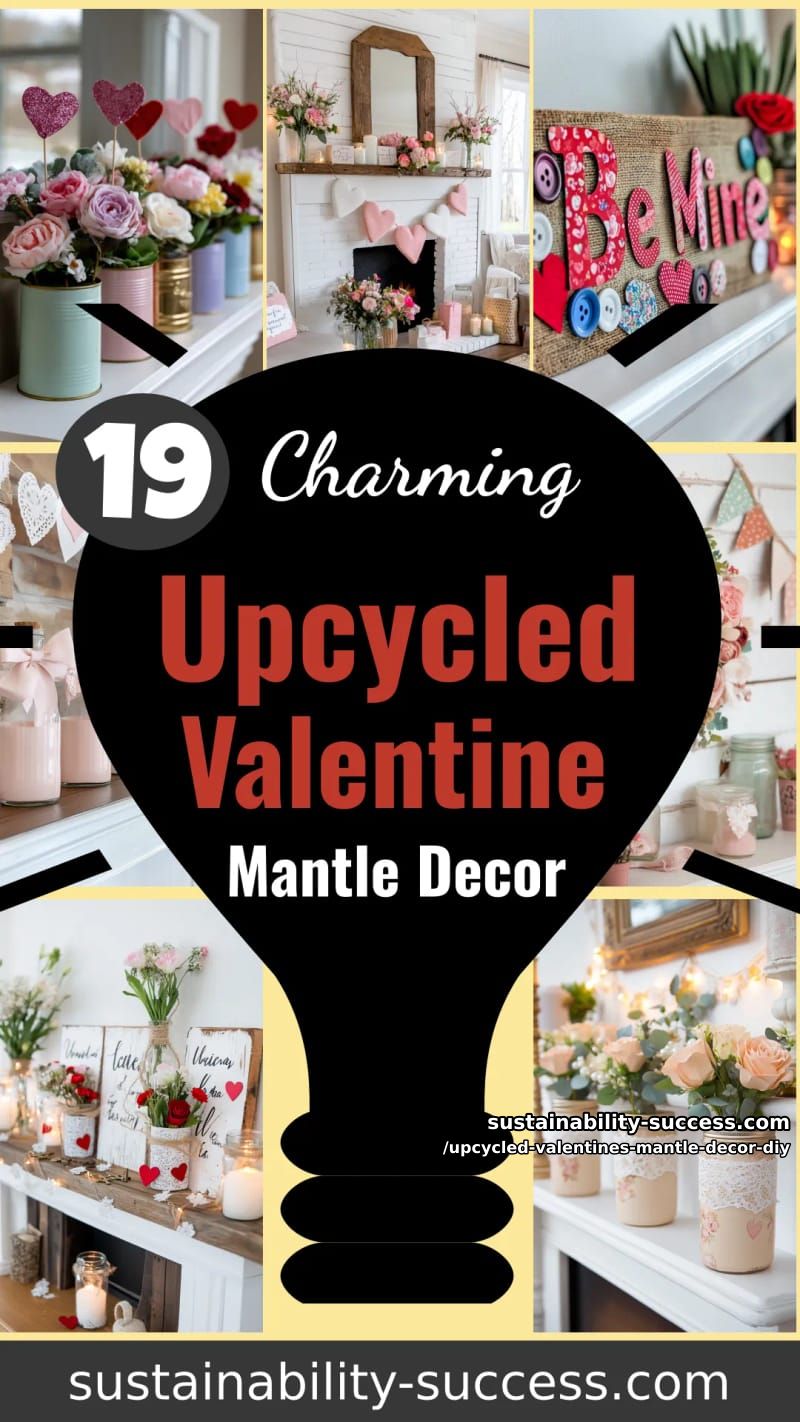 19 Heartwarming Upcycled Valentine Mantle Decor Ideas 101 upcycled valentines mantle decor diy - Collage 58