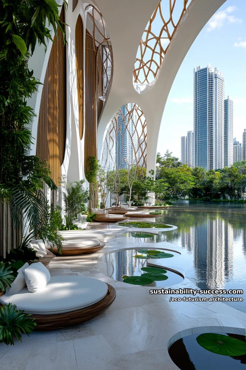 urban jungles merging bamboo latticework with reflective water features and sky pools 1
