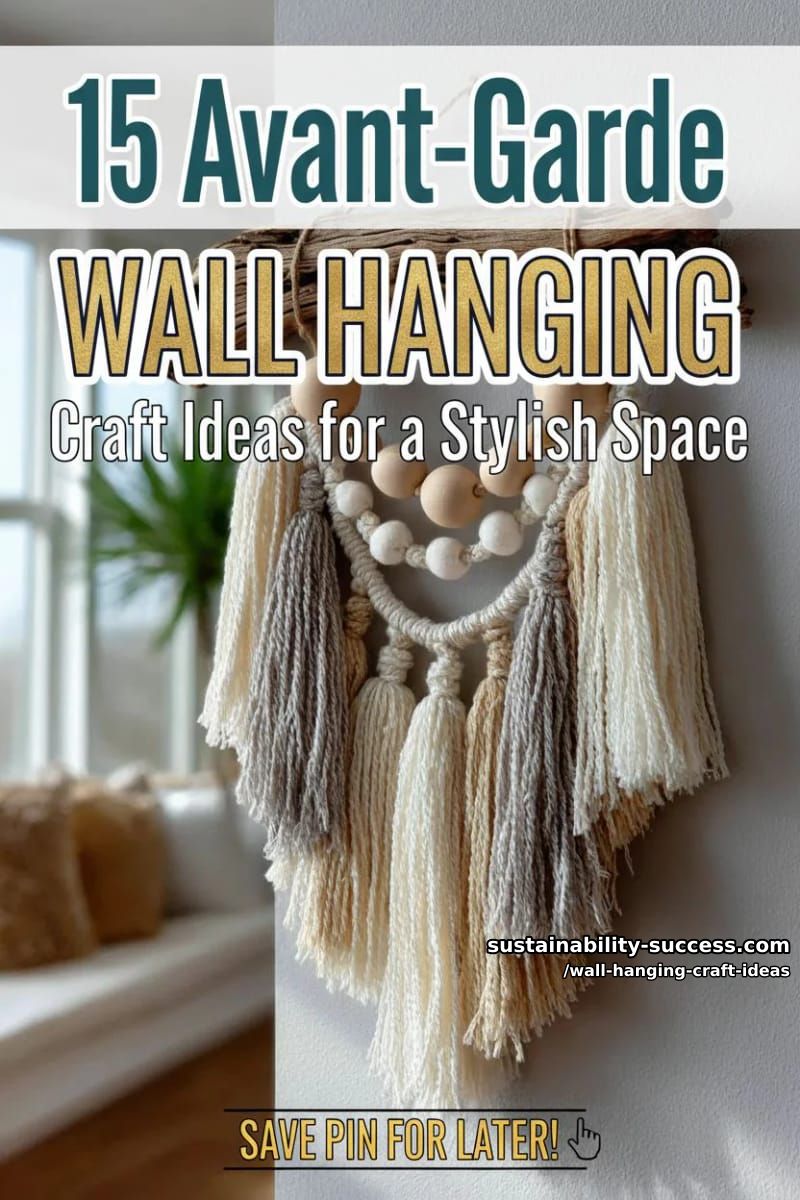 15 Avant-Garde Wall Hanging Craft Ideas for a Stylish Space 48 wall hanging craft ideas - Collage 47