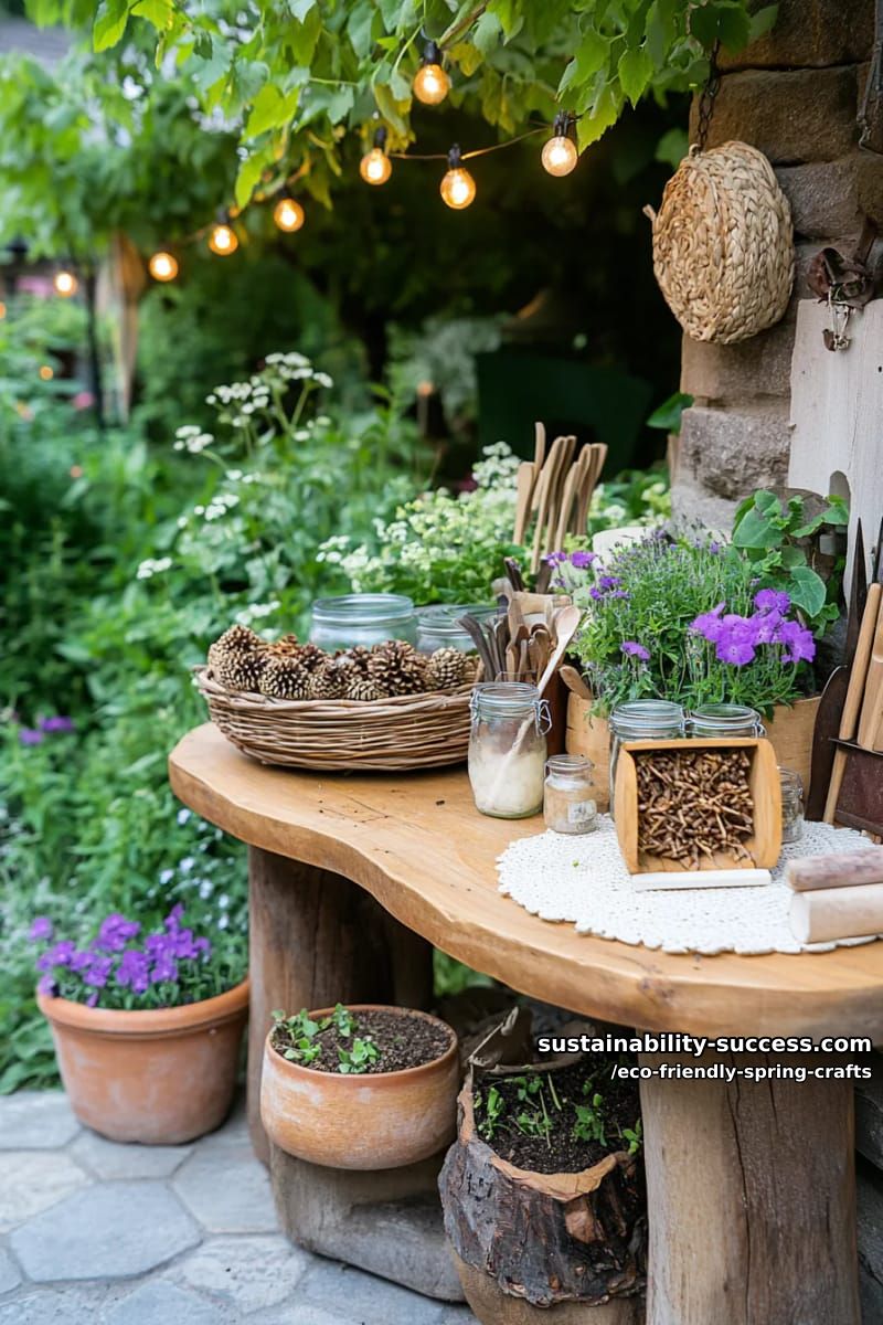 build bug hotels from pinecones, sticks, and recycled containers 1