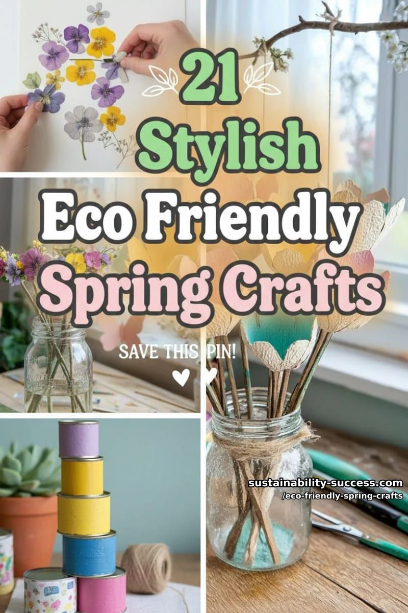 21 Stylish Spring Crafts with an Eco Friendly Twist 51 craft your own eco-friendly spring decor! 50