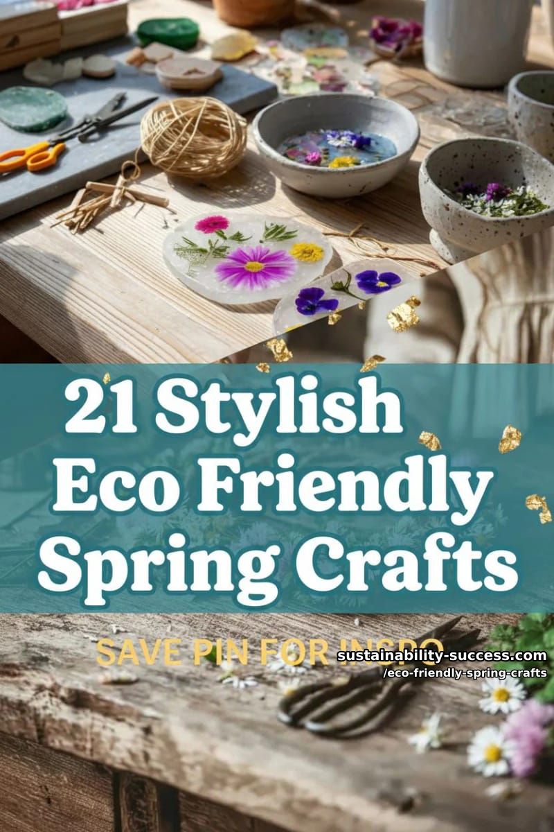 21 Stylish Spring Crafts with an Eco Friendly Twist 52 craft your own eco-friendly spring decor! 51