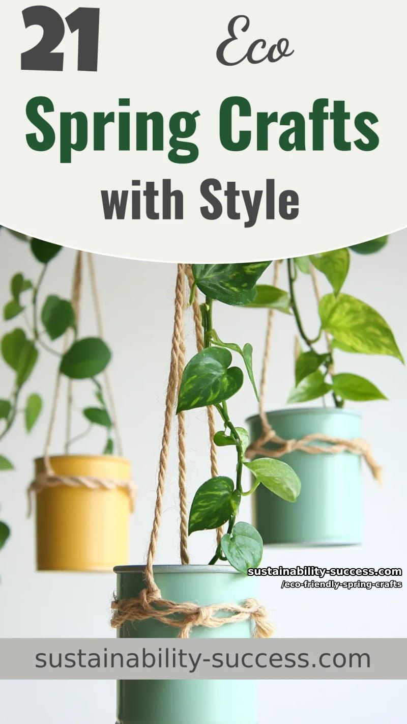 21 Stylish Spring Crafts with an Eco Friendly Twist 55 craft your own eco-friendly spring decor! 54