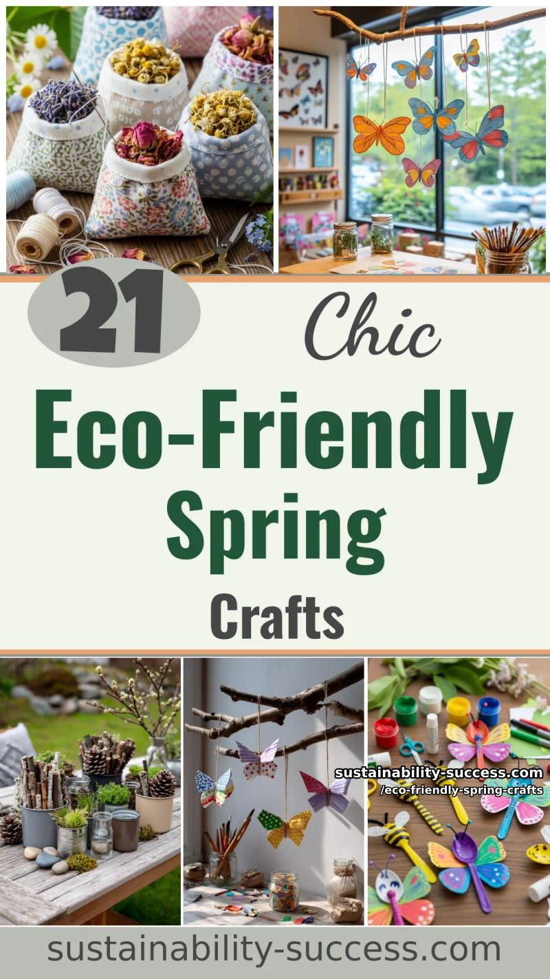 21 Stylish Spring Crafts with an Eco Friendly Twist 56 craft your own eco-friendly spring decor! 55