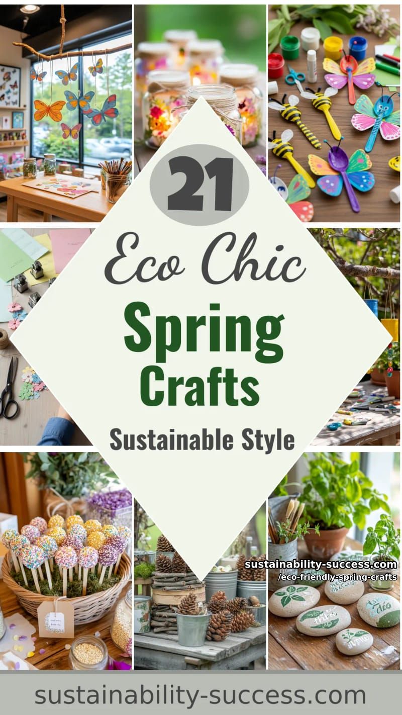 21 Stylish Spring Crafts with an Eco Friendly Twist 57 craft your own eco-friendly spring decor! 56