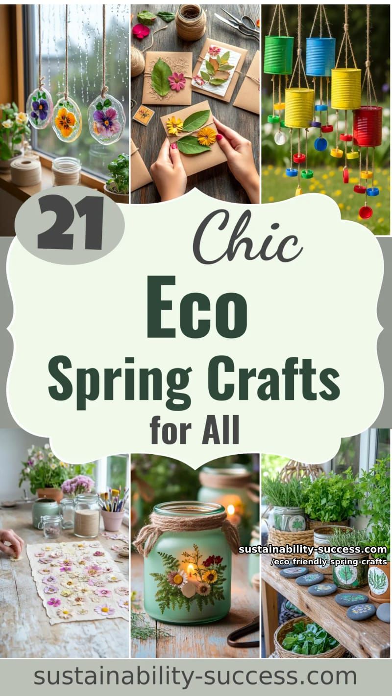 21 Stylish Spring Crafts with an Eco Friendly Twist 59 craft your own eco-friendly spring decor! 58