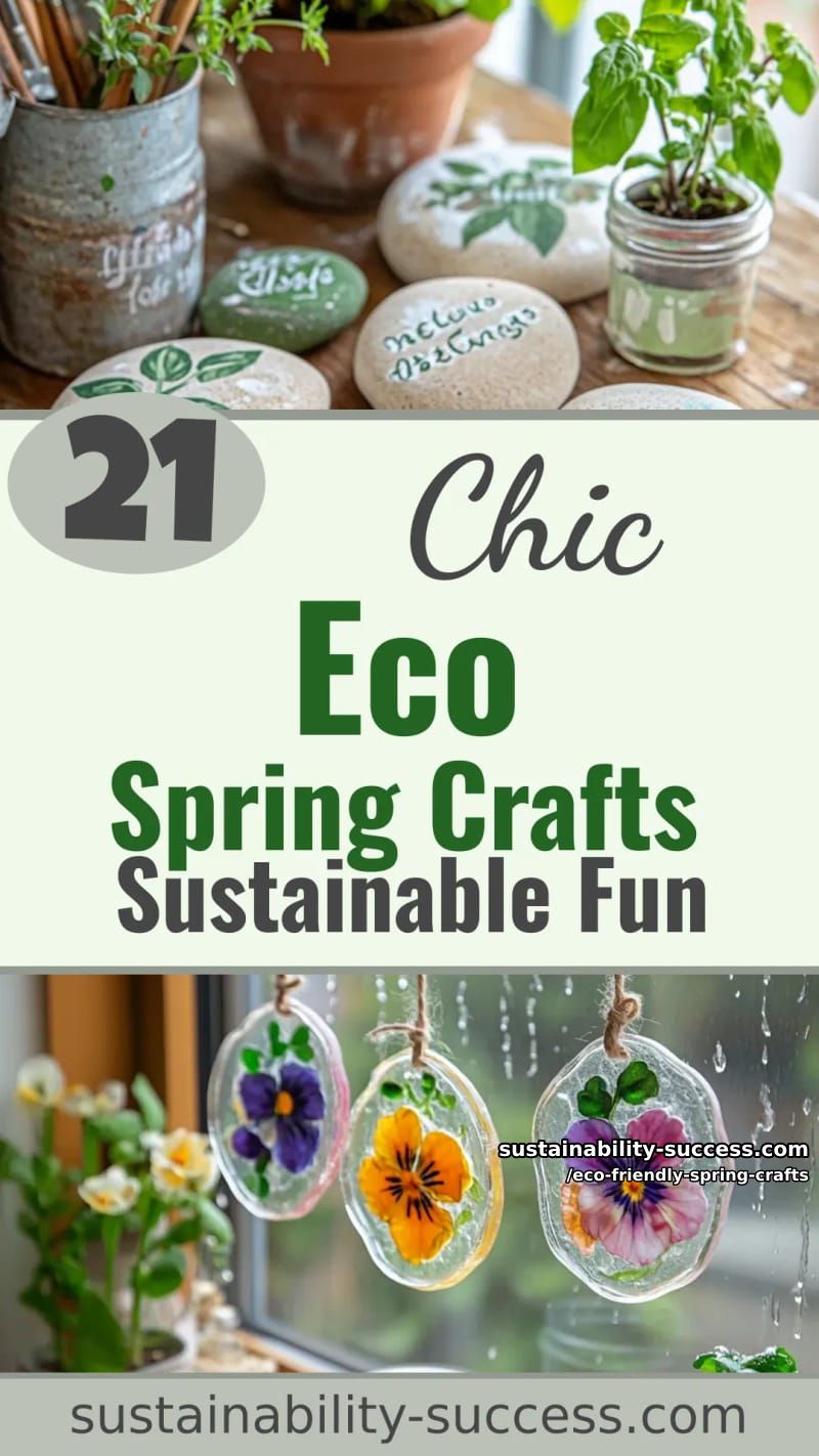 21 Stylish Spring Crafts with an Eco Friendly Twist 60 craft your own eco-friendly spring decor! 59