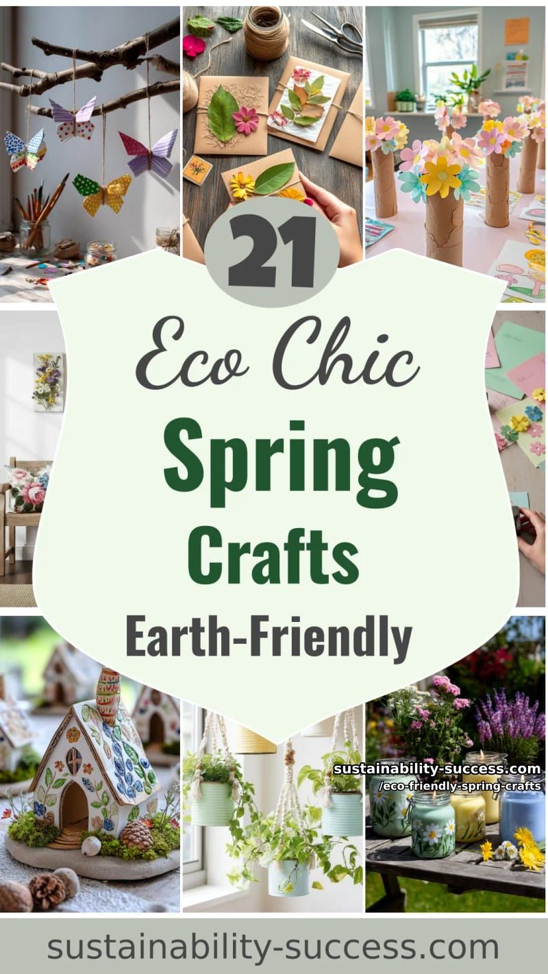 21 Stylish Spring Crafts with an Eco Friendly Twist 61 craft your own eco-friendly spring decor! 60