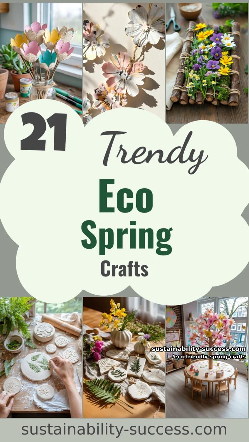 21 Stylish Spring Crafts with an Eco Friendly Twist 63 craft your own eco-friendly spring decor! 62