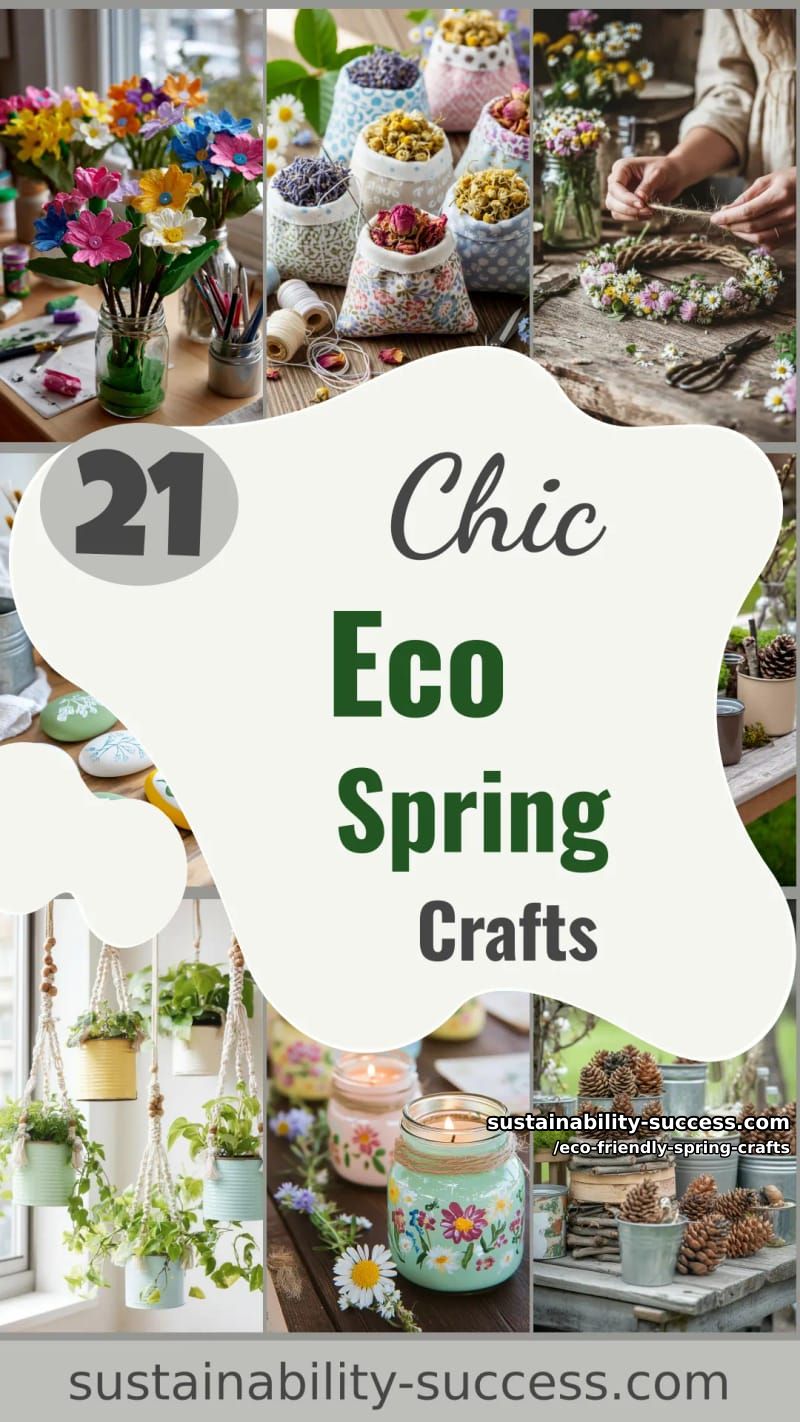 21 Stylish Spring Crafts with an Eco Friendly Twist 64 craft your own eco-friendly spring decor! 63