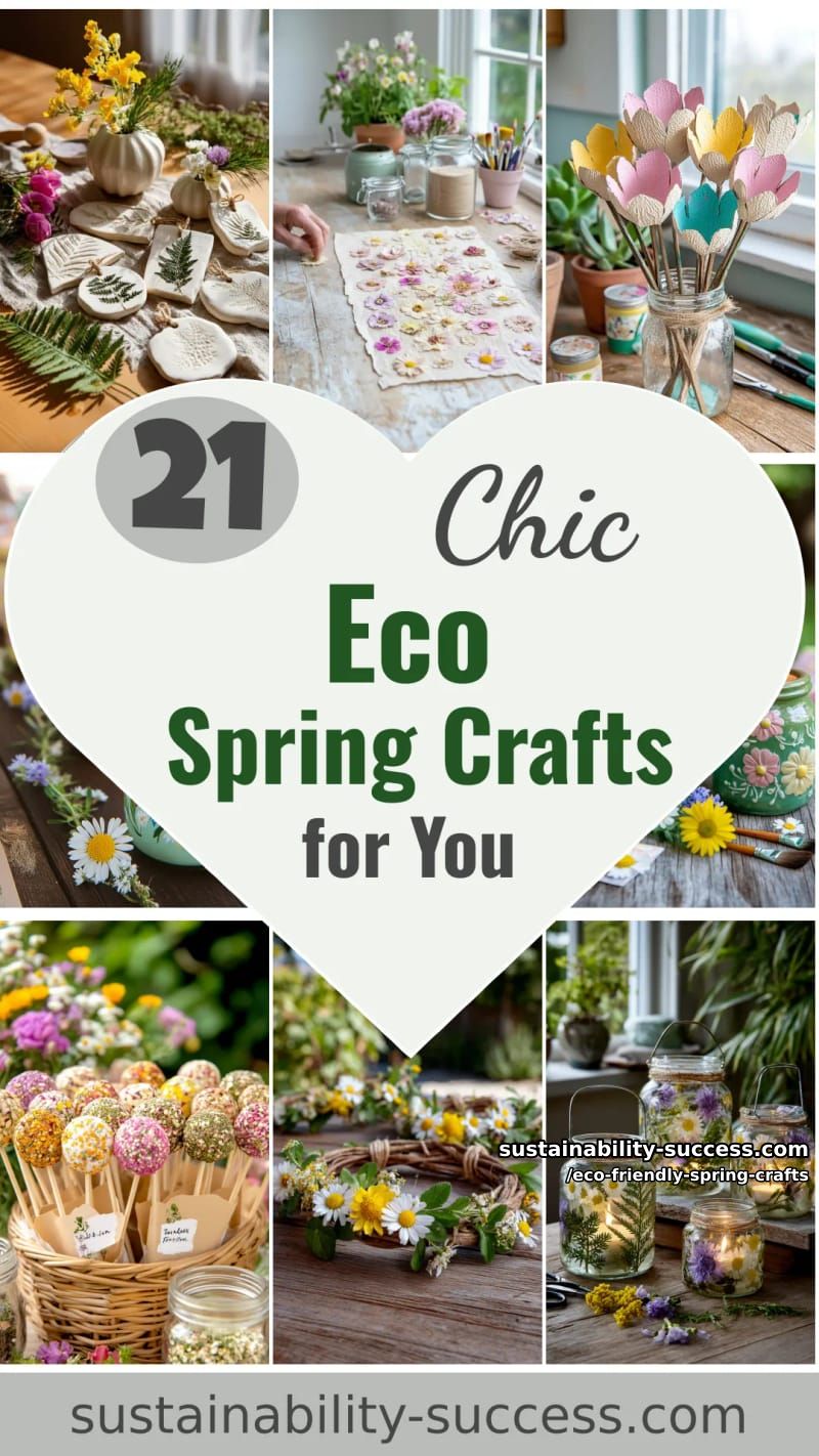 21 Stylish Spring Crafts with an Eco Friendly Twist 65 craft your own eco-friendly spring decor! 64