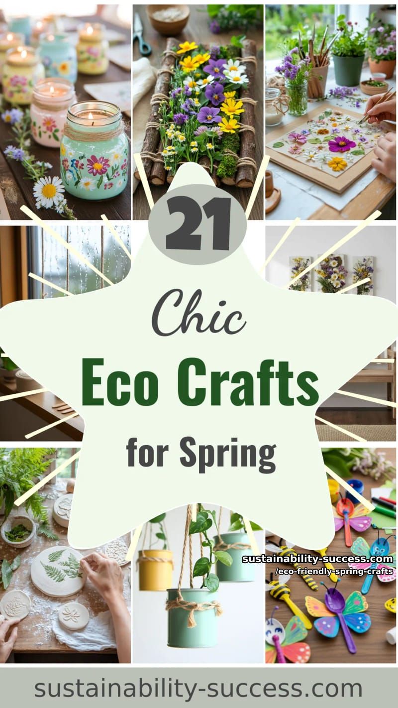 21 Stylish Spring Crafts with an Eco Friendly Twist 66 craft your own eco-friendly spring decor! 65