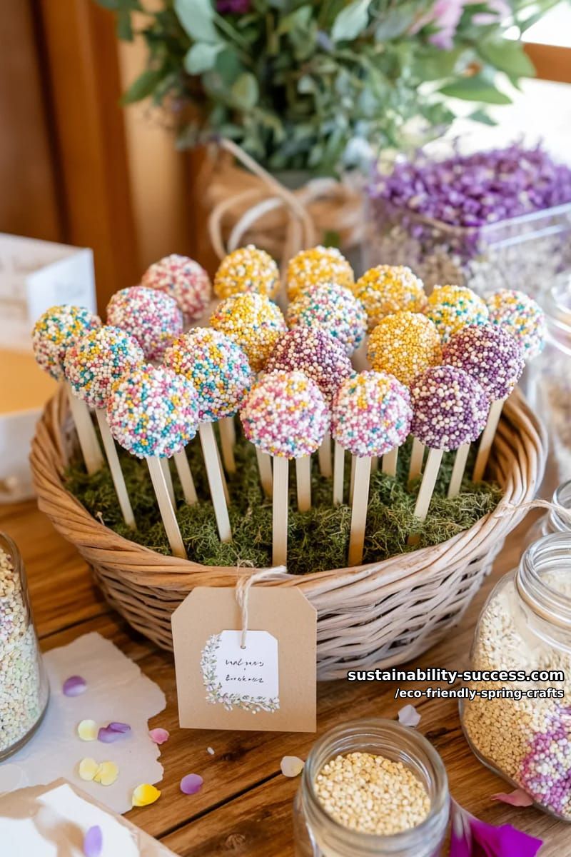 grow seed bomb pops with recycled sticks and homemade wildflower mix 1