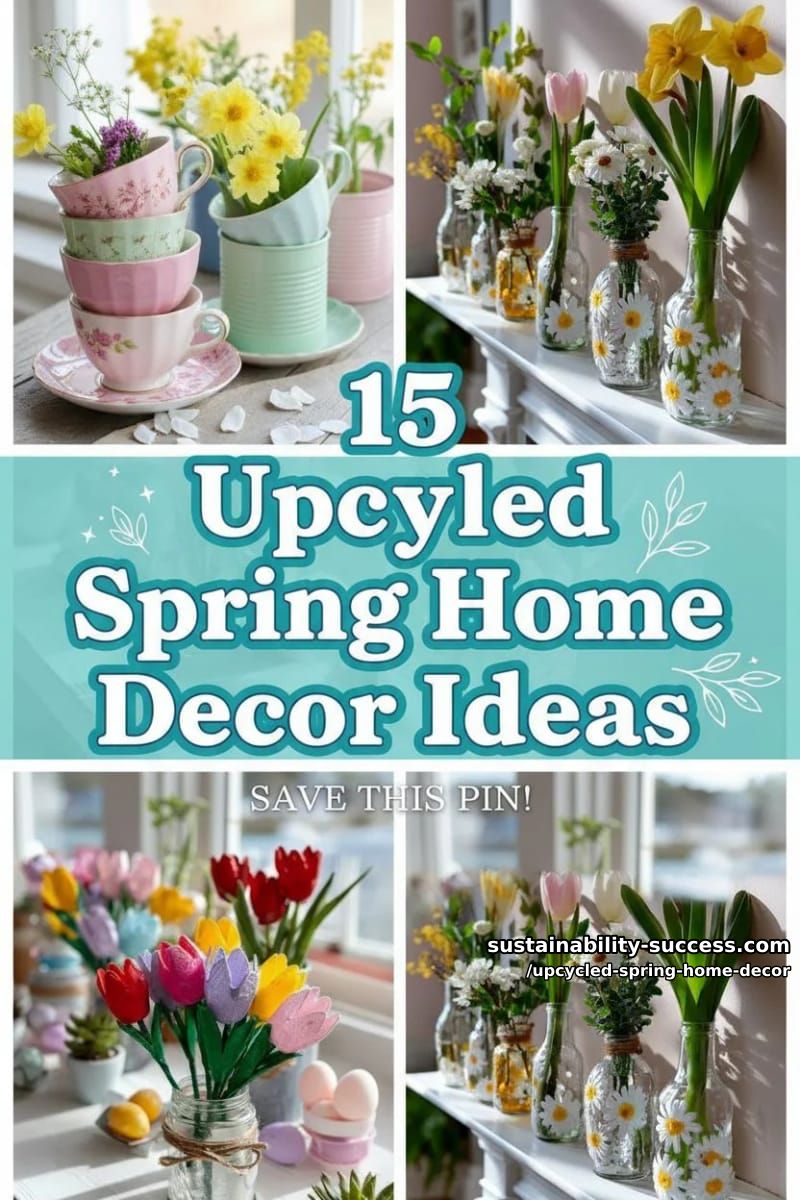 15 Upcycled Spring Home Decor for a Refreshing Look 41 upcycled spring home decor - Collage 40