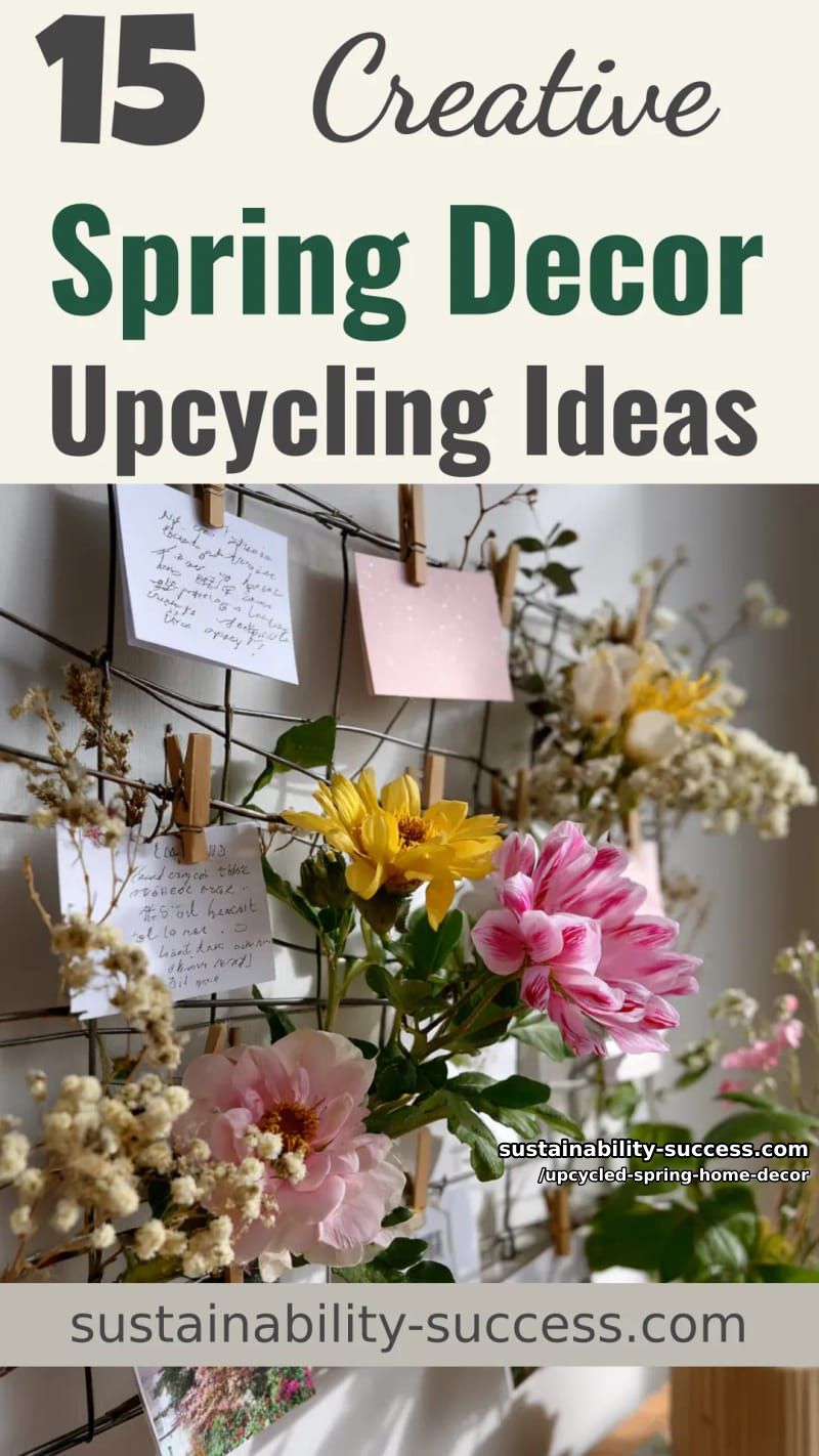 15 Upcycled Spring Home Decor for a Refreshing Look 53 upcycled spring home decor - Collage 52