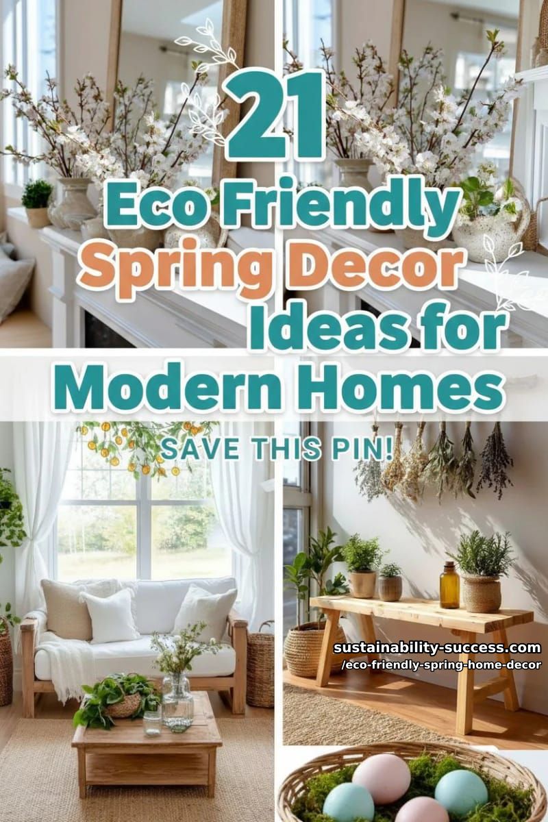 21 Eco Friendly Spring Decor Ideas for Modern Homes 61 eco friendly spring home decor - Collage 60