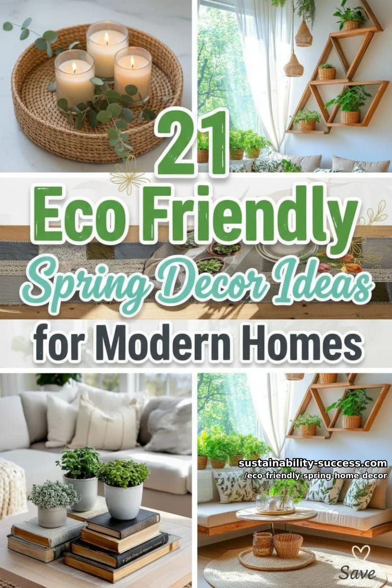 21 Eco Friendly Spring Decor Ideas for Modern Homes 62 eco friendly spring home decor - Collage 61