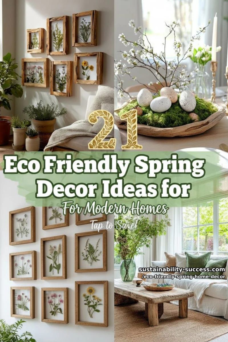 21 Eco Friendly Spring Decor Ideas for Modern Homes 63 eco friendly spring home decor - Collage 62
