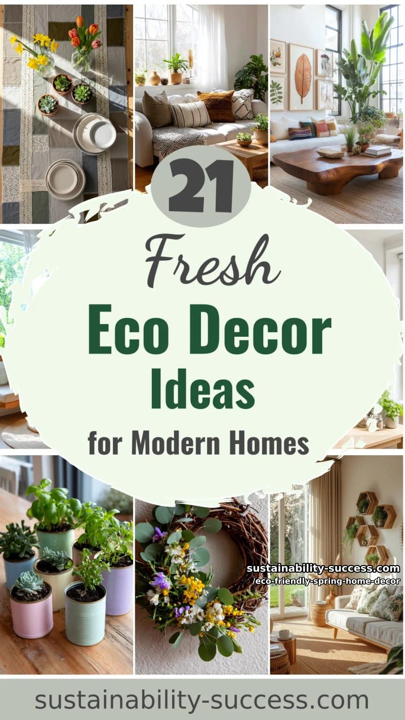 21 Eco Friendly Spring Decor Ideas for Modern Homes 71 eco friendly spring home decor - Collage 70