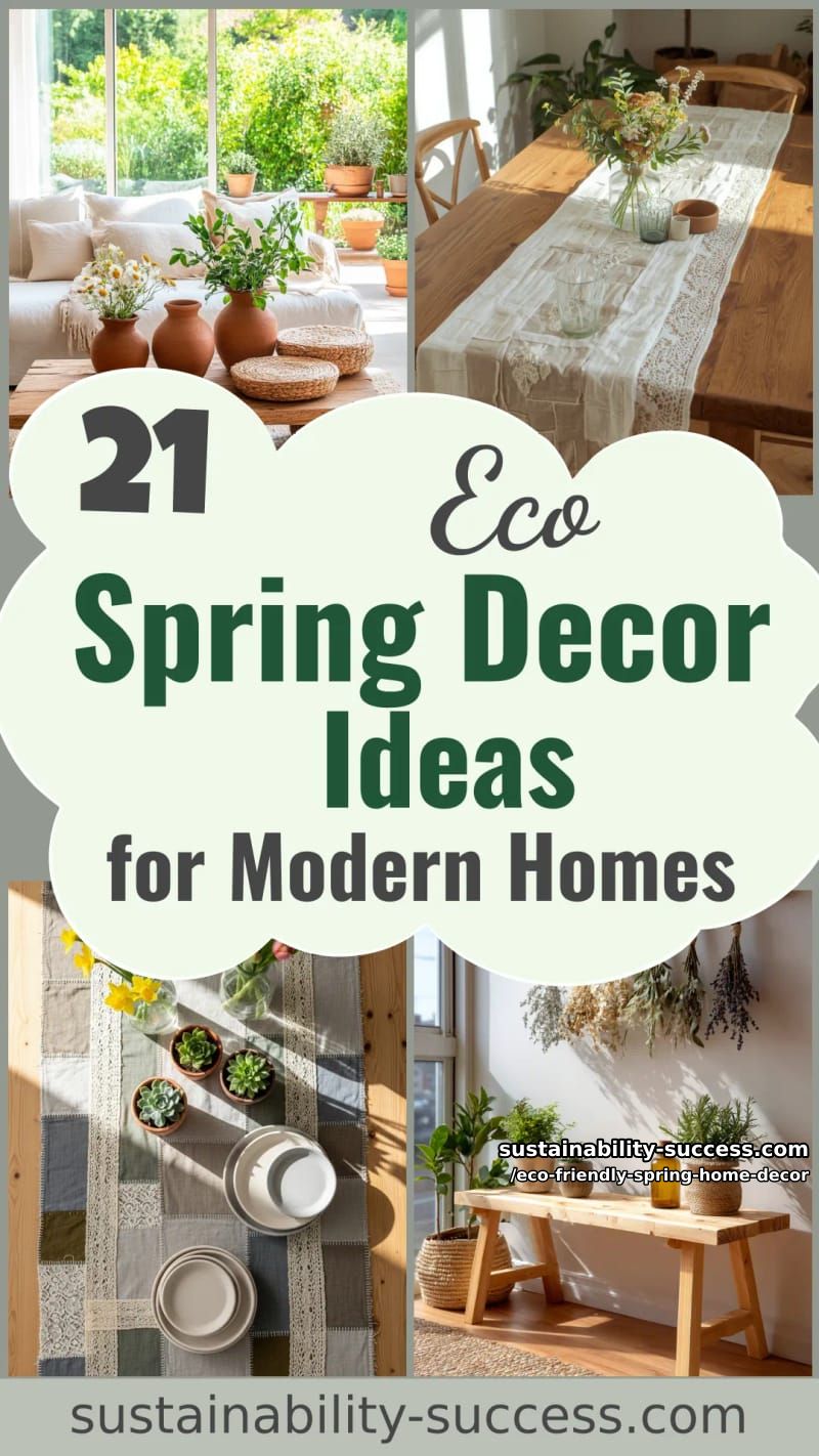 21 Eco Friendly Spring Decor Ideas for Modern Homes 73 eco friendly spring home decor - Collage 72