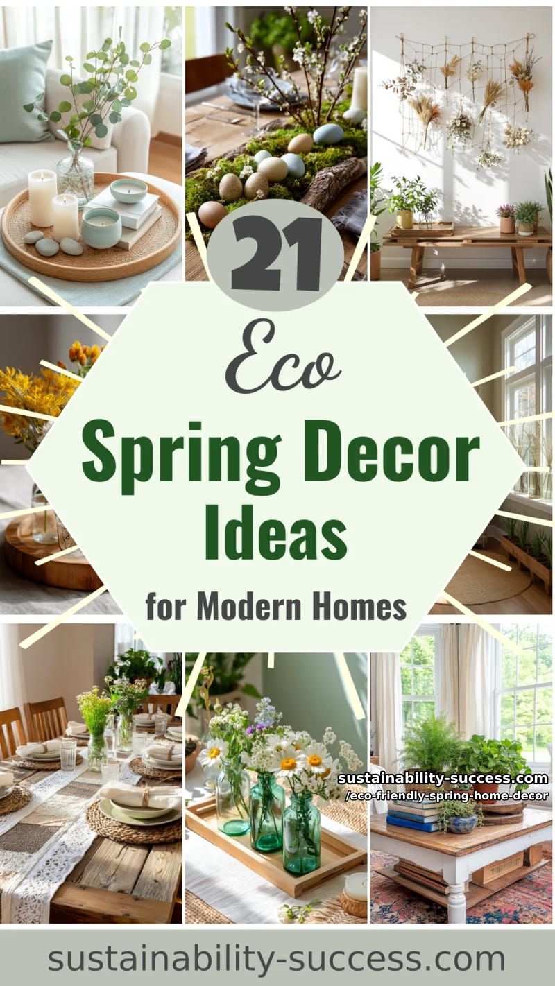 21 Eco Friendly Spring Decor Ideas for Modern Homes 74 eco friendly spring home decor - Collage 73