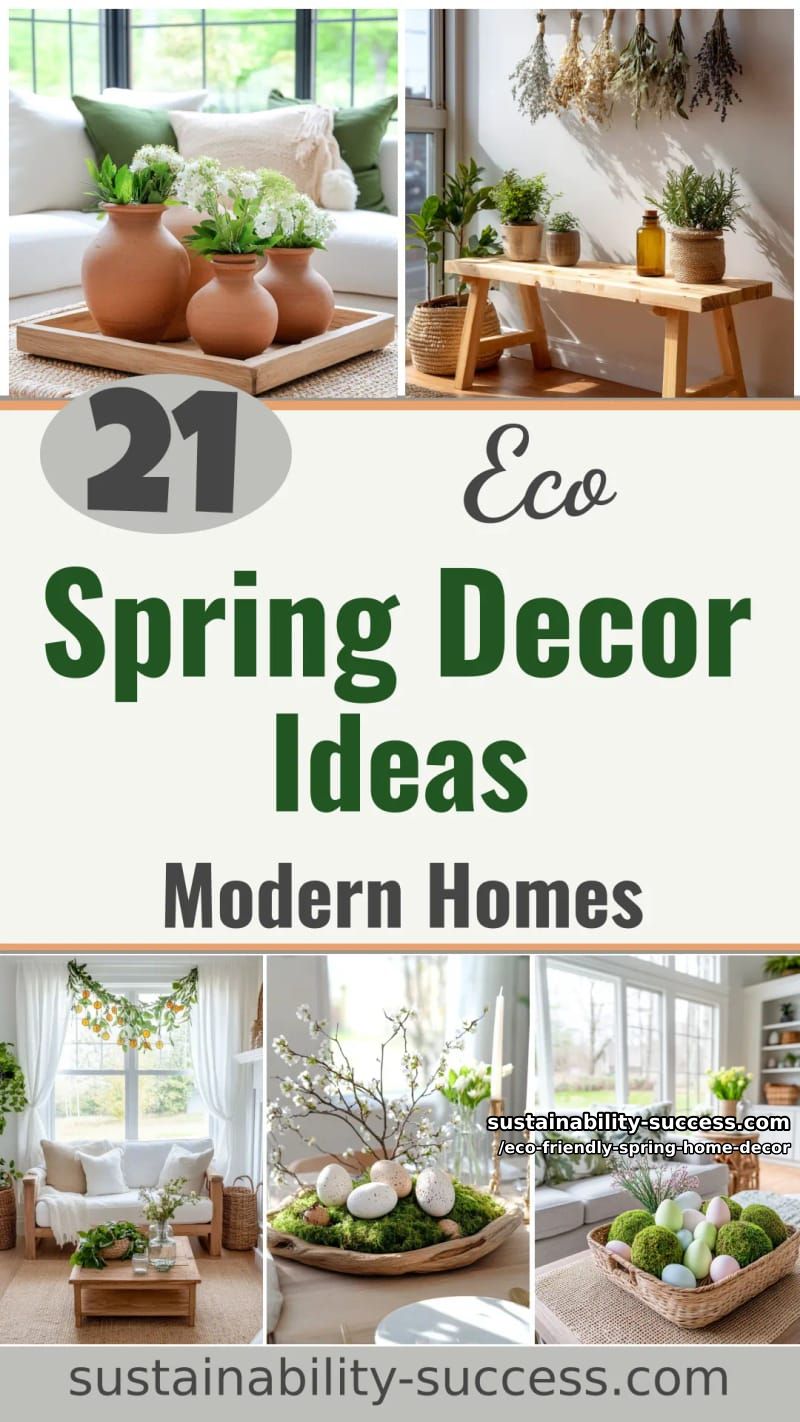 21 Eco Friendly Spring Decor Ideas for Modern Homes 76 eco friendly spring home decor - Collage 75