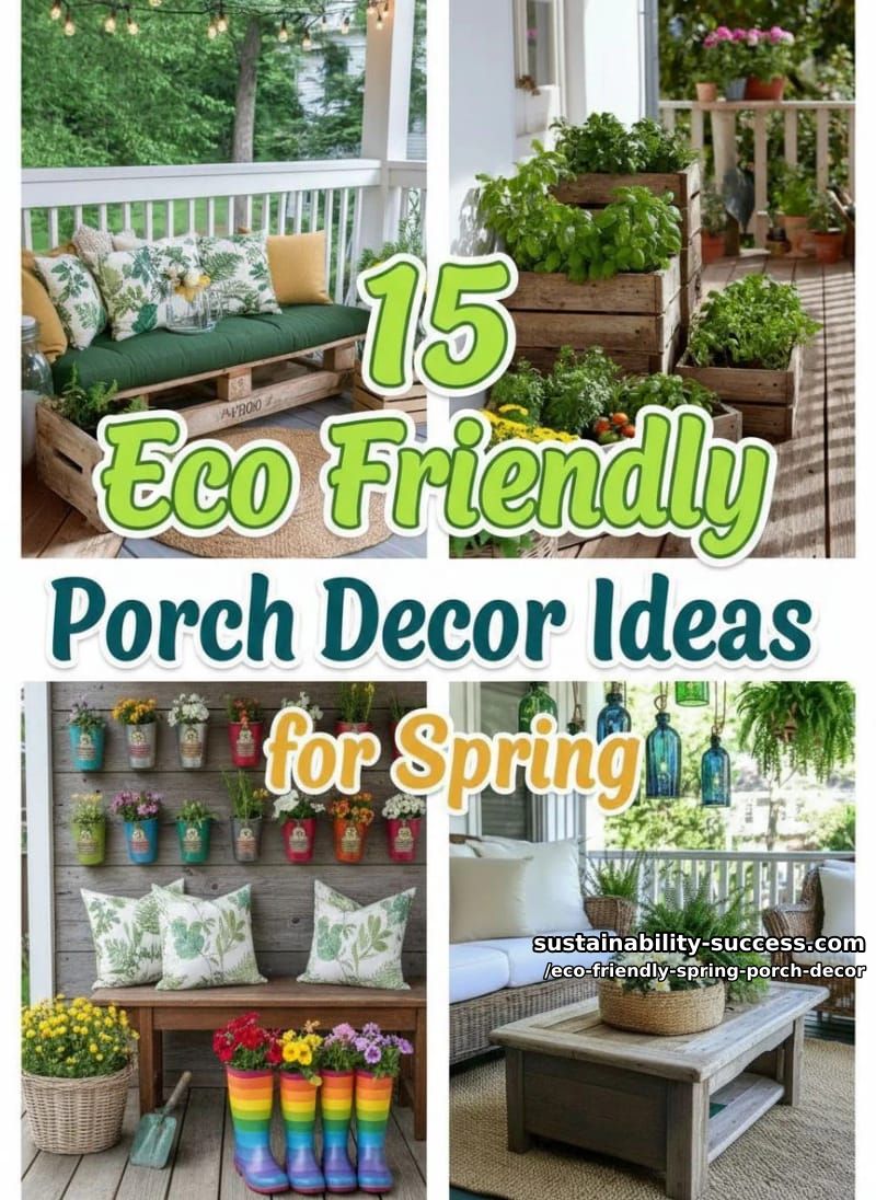 15 Trendy Eco Friendly Spring Porch Decor Ideas for 2026 39 eco friendly spring porch decor - Collage 38