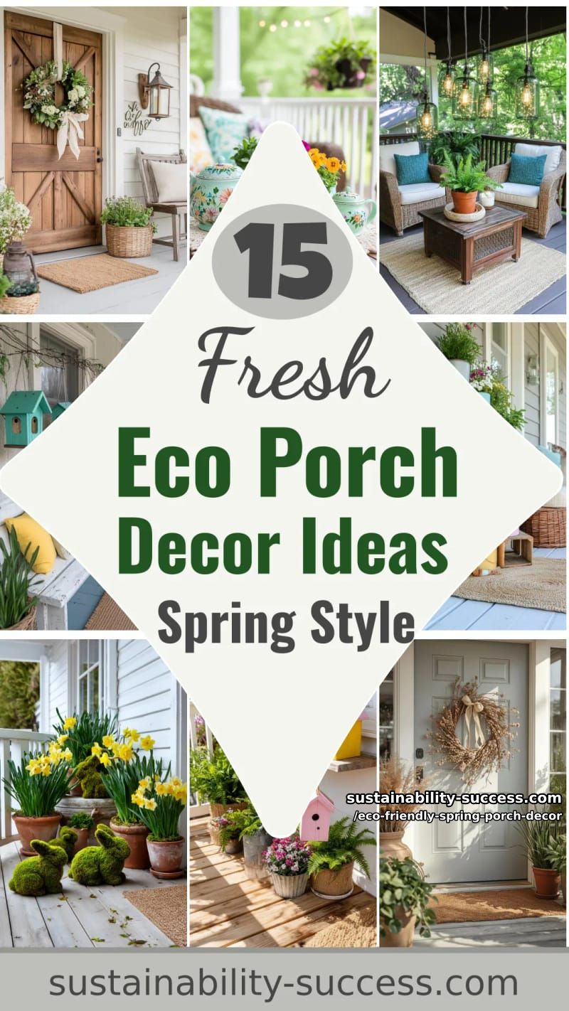 15 Trendy Eco Friendly Spring Porch Decor Ideas for 2026 40 eco friendly spring porch decor - Collage 39