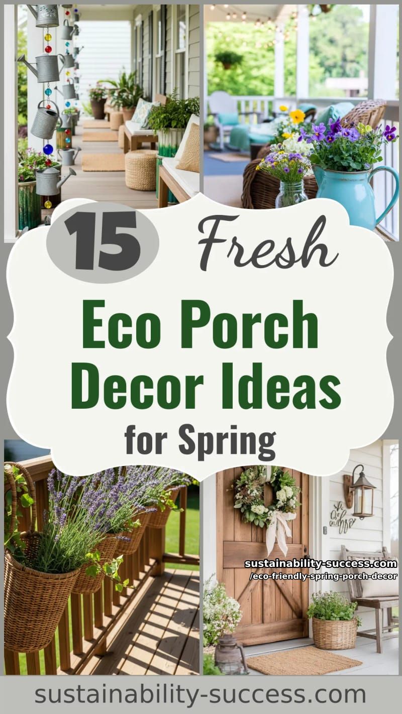 15 Trendy Eco Friendly Spring Porch Decor Ideas for 2026 43 eco friendly spring porch decor - Collage 42
