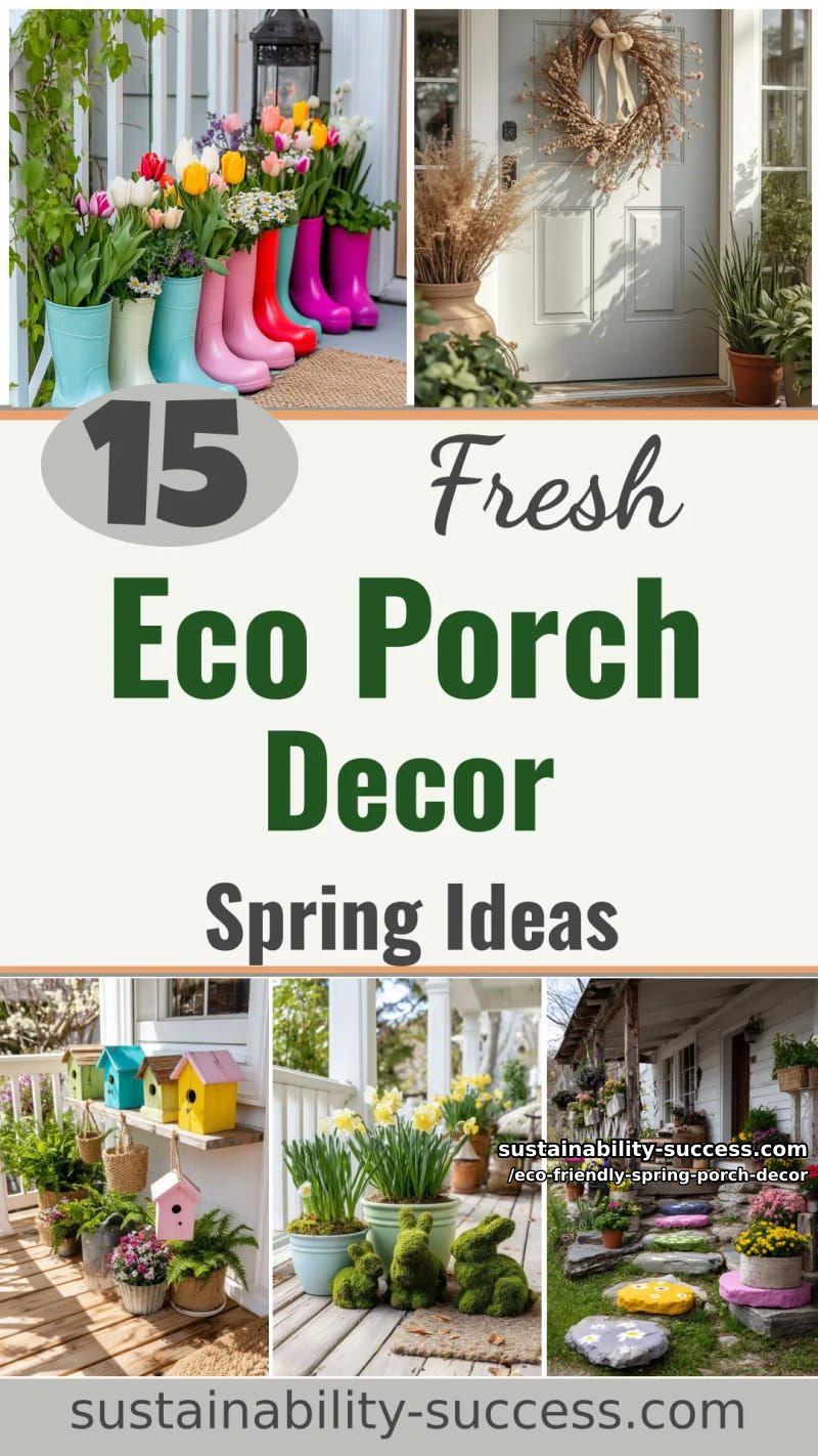 15 Trendy Eco Friendly Spring Porch Decor Ideas for 2026 44 eco friendly spring porch decor - Collage 43