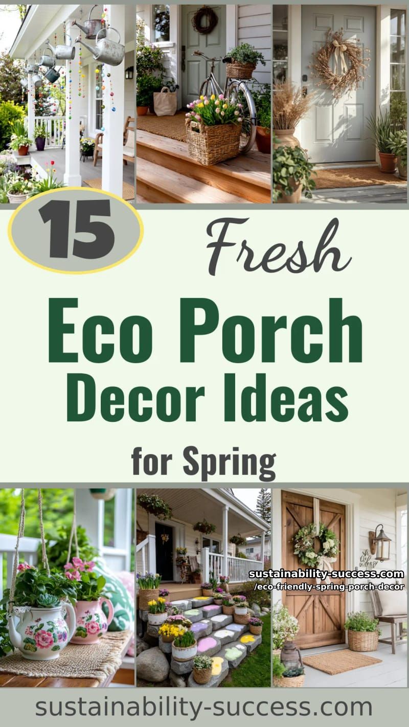 15 Trendy Eco Friendly Spring Porch Decor Ideas for 2026 46 eco friendly spring porch decor - Collage 45