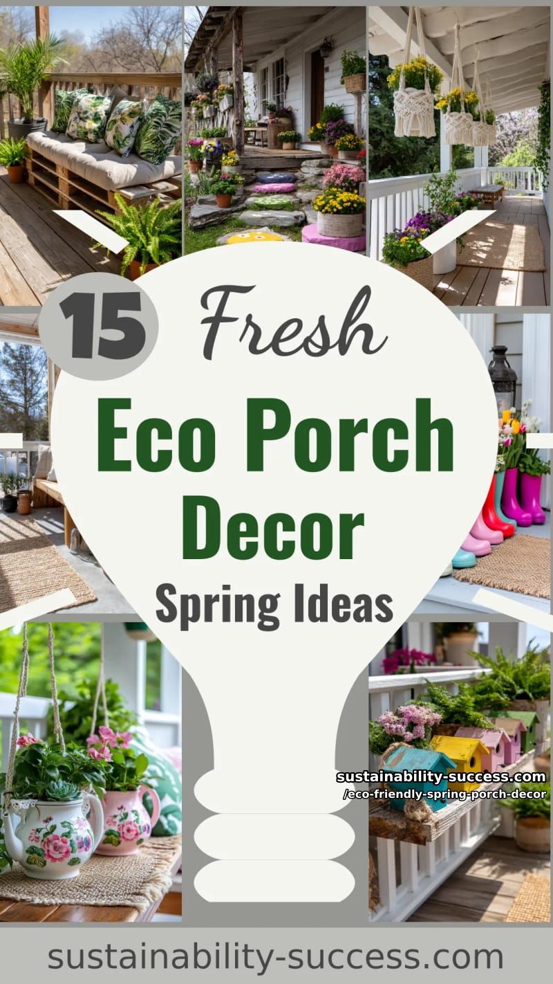 15 Trendy Eco Friendly Spring Porch Decor Ideas for 2026 47 eco friendly spring porch decor - Collage 46