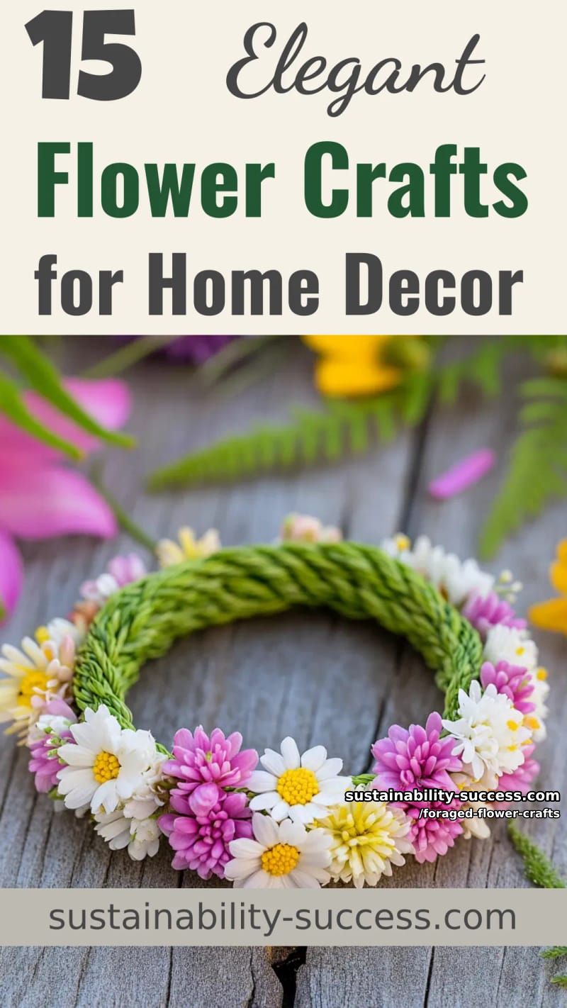 15 Foraged Flower Crafts for Elegant Spring Home Decor 48 foraged flower crafts - Collage 47