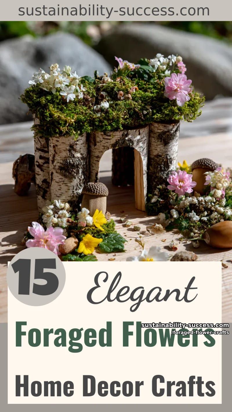 15 Foraged Flower Crafts for Elegant Spring Home Decor 53 foraged flower crafts - Collage 52